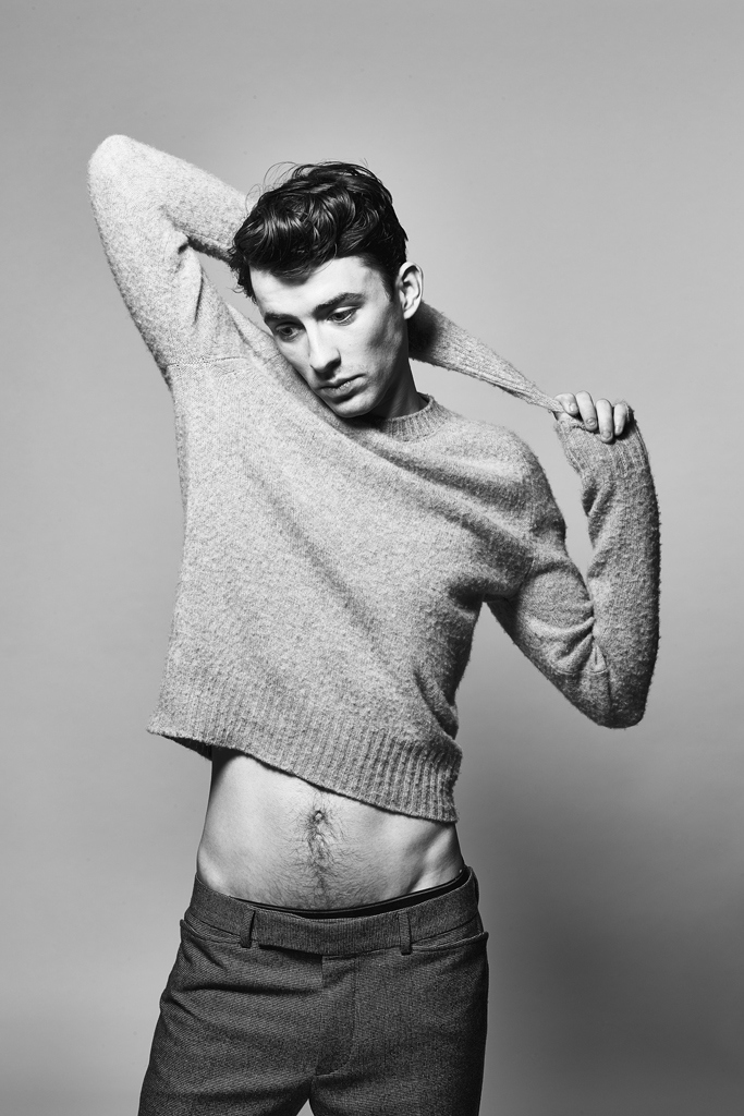 Matthew Beard is styled by Alex Badia for the photo shoot.