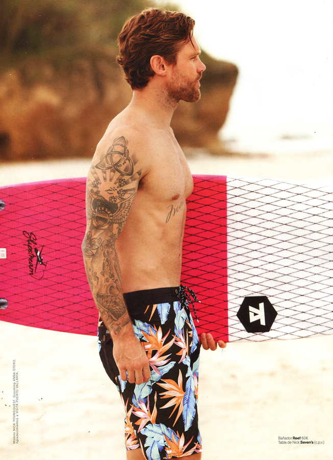 Nick Youngquest Mens Health Spain 2015 Outdoors Shoot 007