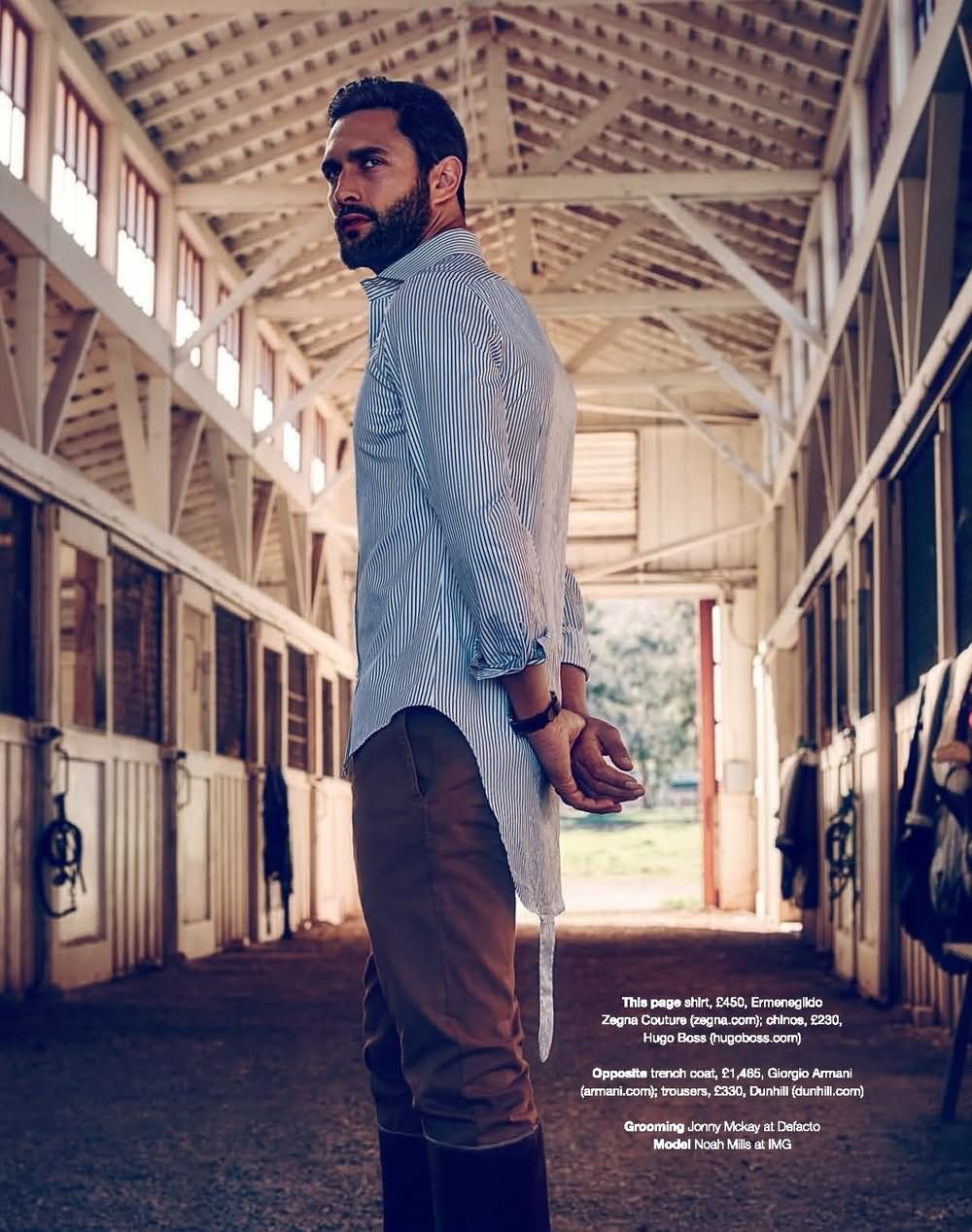 Noah Mills Sunday Telegraph 2015 Shoot Equestrian Mens Styles 007