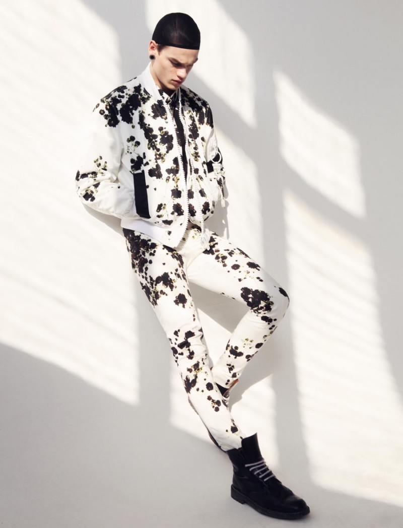 Filip Hrivnak is chic in Givenchy.