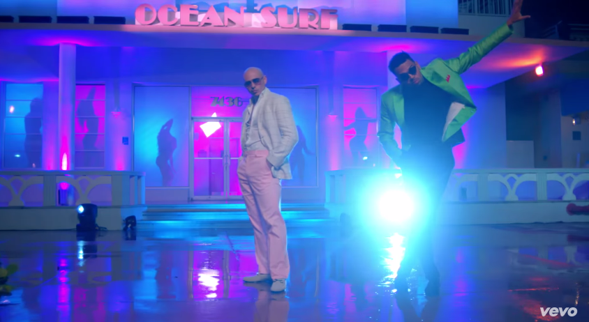 Pitbull Chris Brown Fun Music Video 2015 Miami Vice Style 002