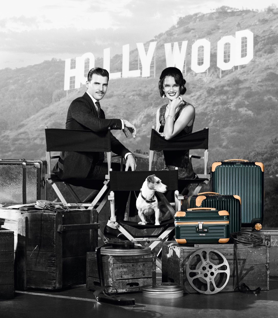 Johannes Huebl Channels Old Hollywood for RIMOWA Shoot – The
