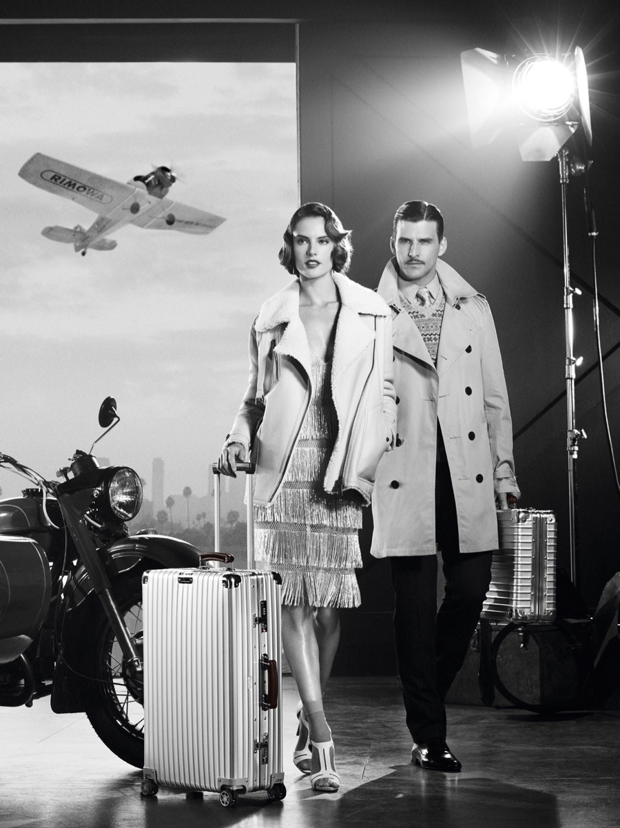 Johannes Huebl Channels Old Hollywood for RIMOWA Shoot – The
