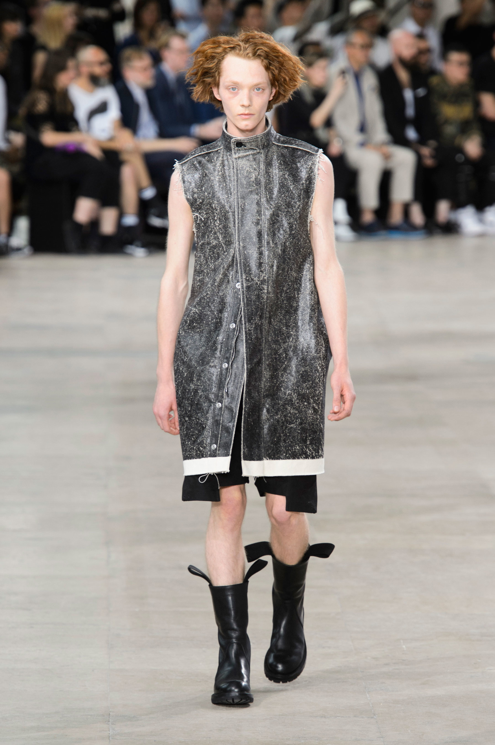 rick owens 16ss CYCLOPS シルク 変形 ラップ ベスト - ベスト