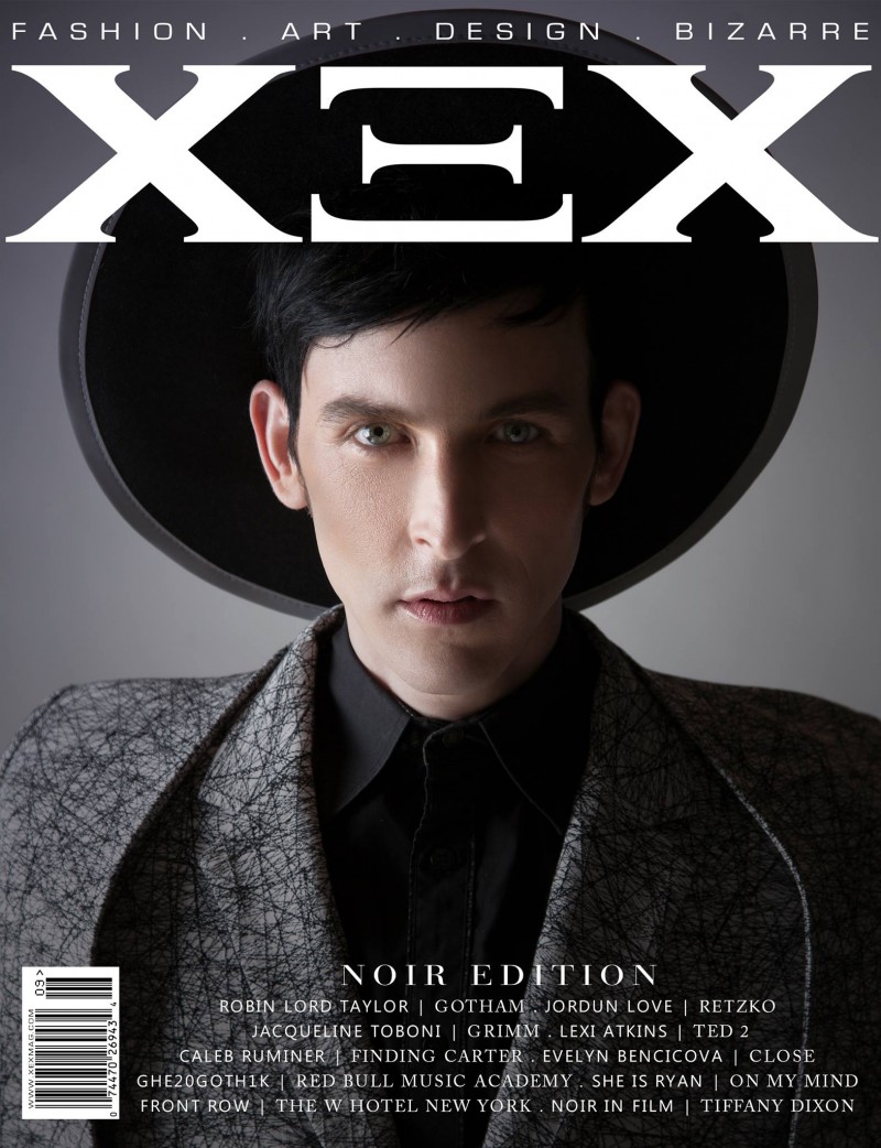 Gotham's Robin Lord Taylor covers the latest issue of XEX magazine.