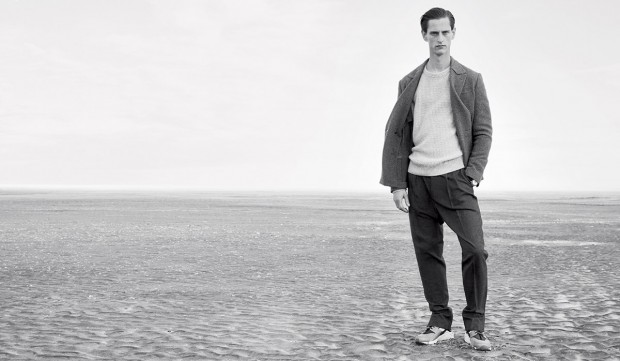 Rogier Heads to the Beach for Autumn Coat Feature