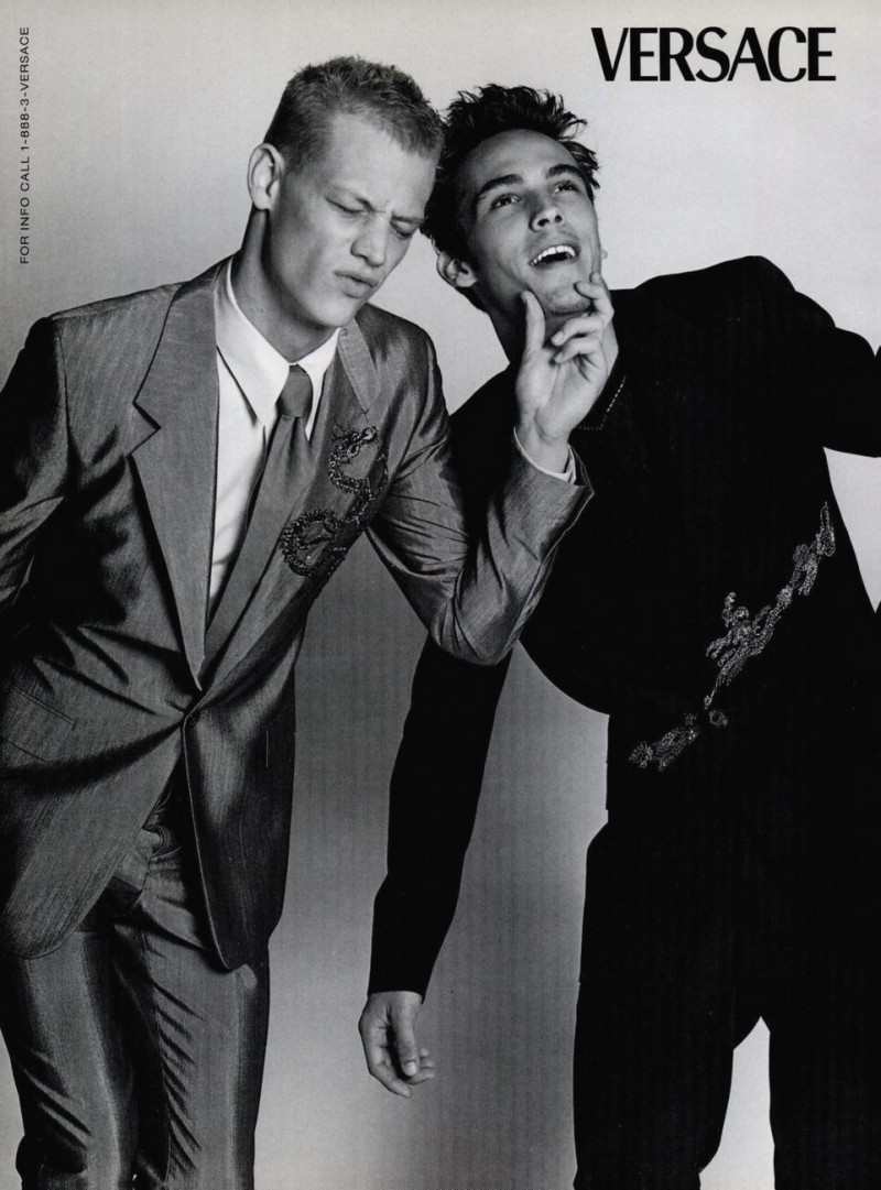 Scott Barnhill and Ryan Locke for Versace spring 1999 campaign