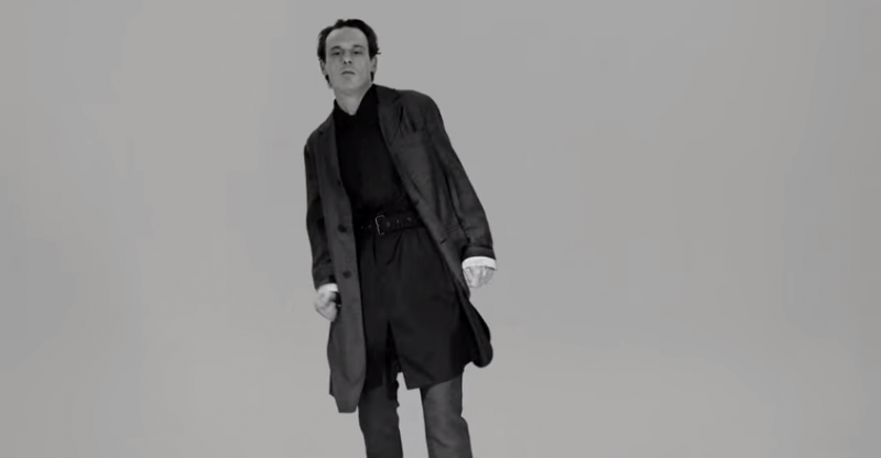 A still from Prada's fall 2015 video campaign featuring actor Scoot McNairy.
