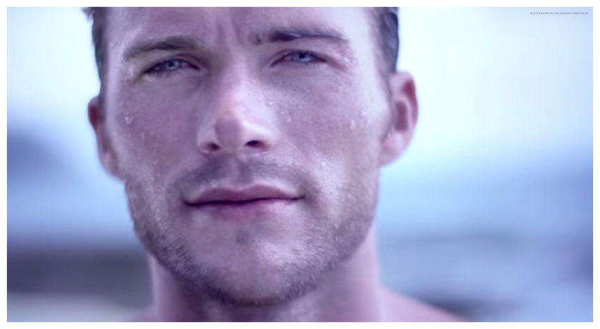 Scott Eastwood Dives Into Ocean for Davidoff Cool Water Fragrance Campaign