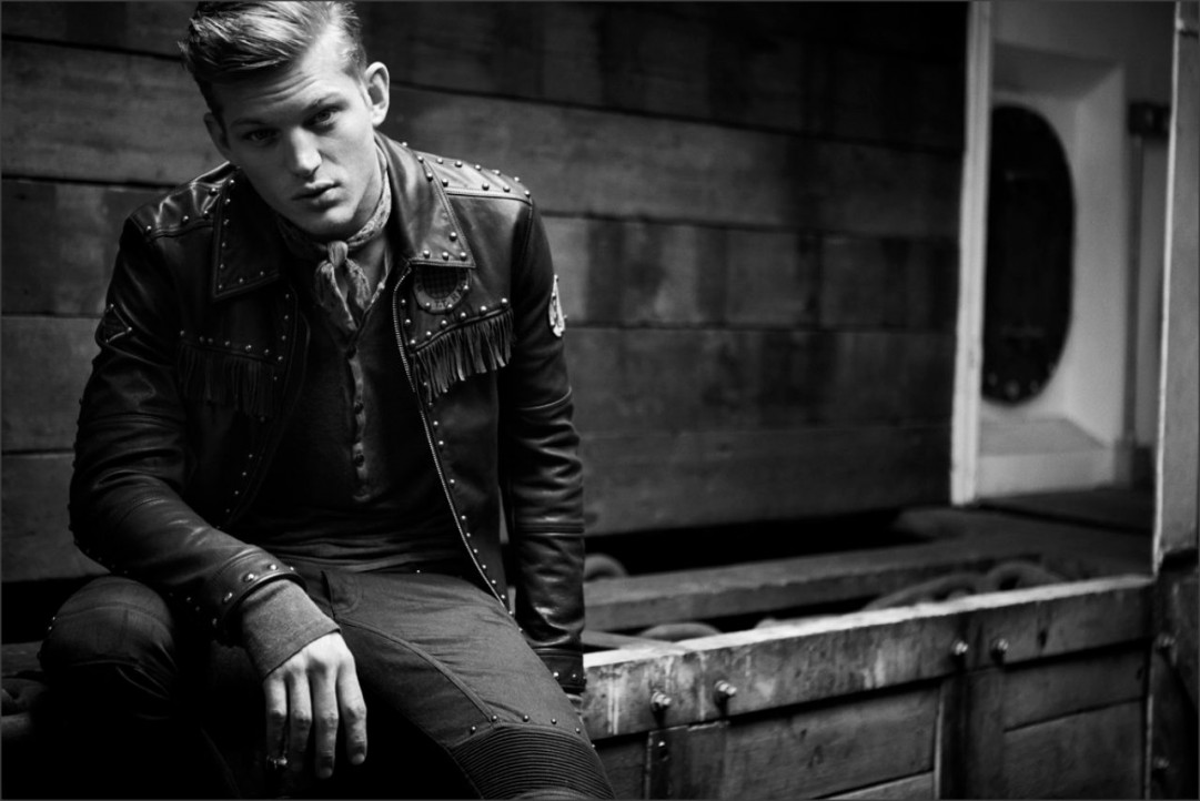 Sebastian Sauve is an 'Easy Rider' for Hunger Fashion Editorial