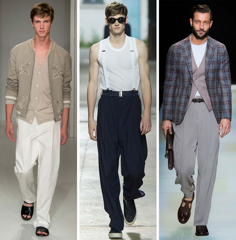 Left to Right: Tiger of Sweden, Dries Van Noten, Giorgio Armani