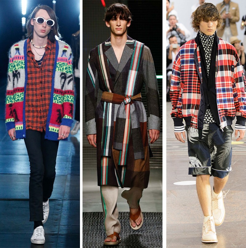 Left to Right: Saint Laurent, MSGM, Sacai