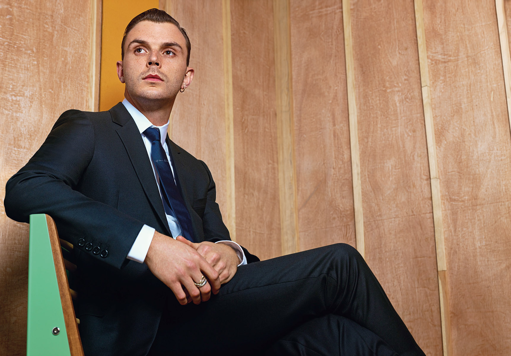 Theo Hutchcraft Stars in Zoo Cover Photo Shoot Wearing Dior Homme