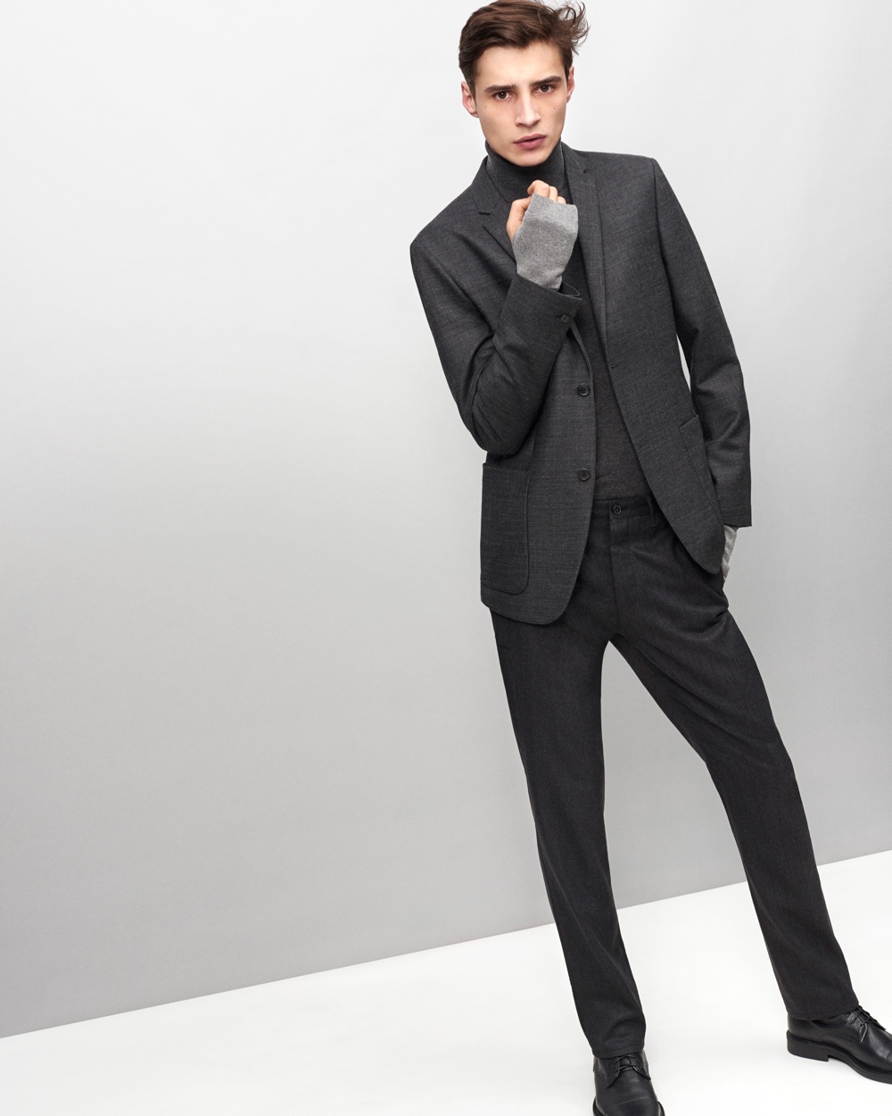 Adrien Sahores Models Theory’s Fall/Winter 2015 Collection of Men’s ...