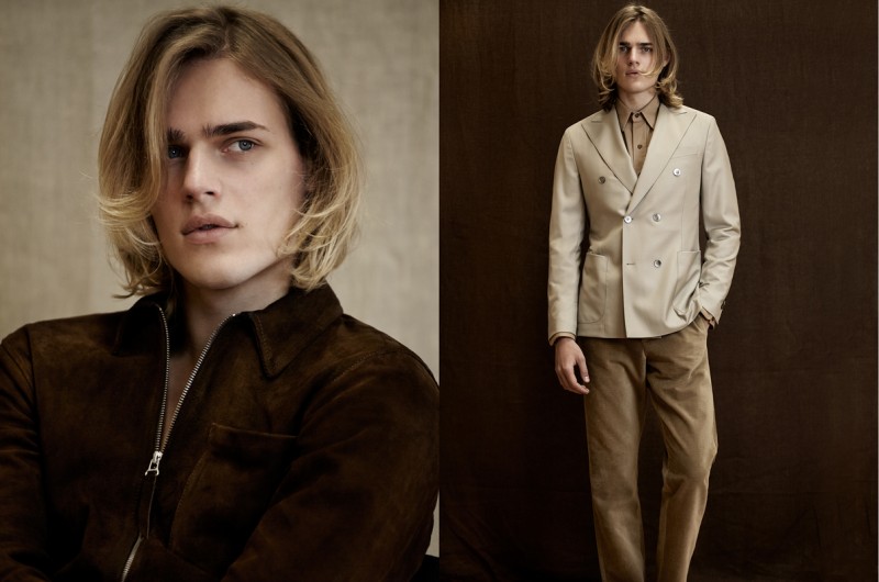 Mixing suiting separates, Ton offers a chic spin on neutrals.