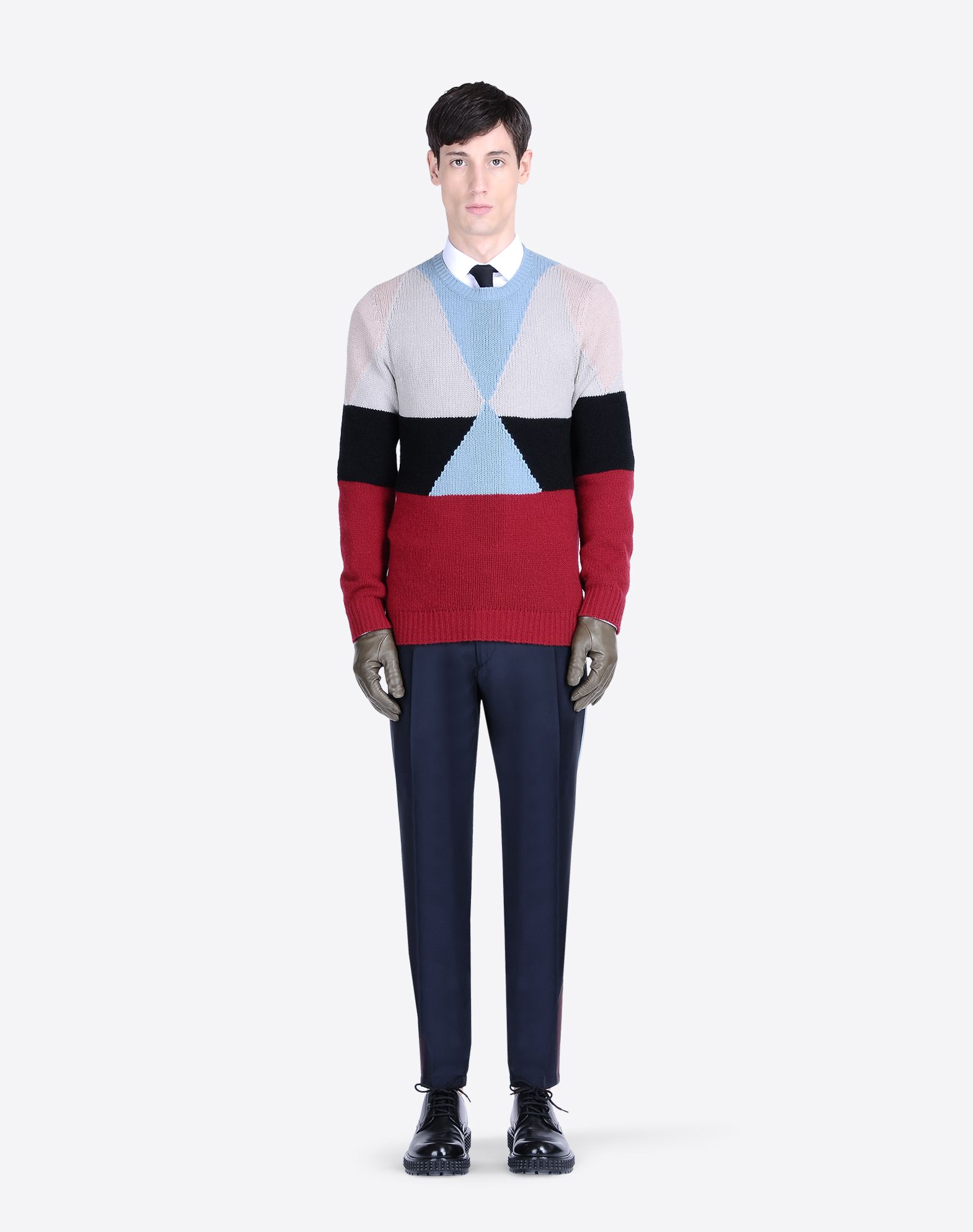 Valentino Color Block Fall/Winter 2015 Menswear Collection