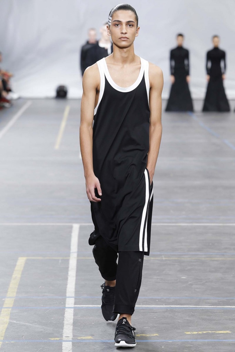 Y-3 moves its sporty aesthetic forward with a minimal spin for spring.