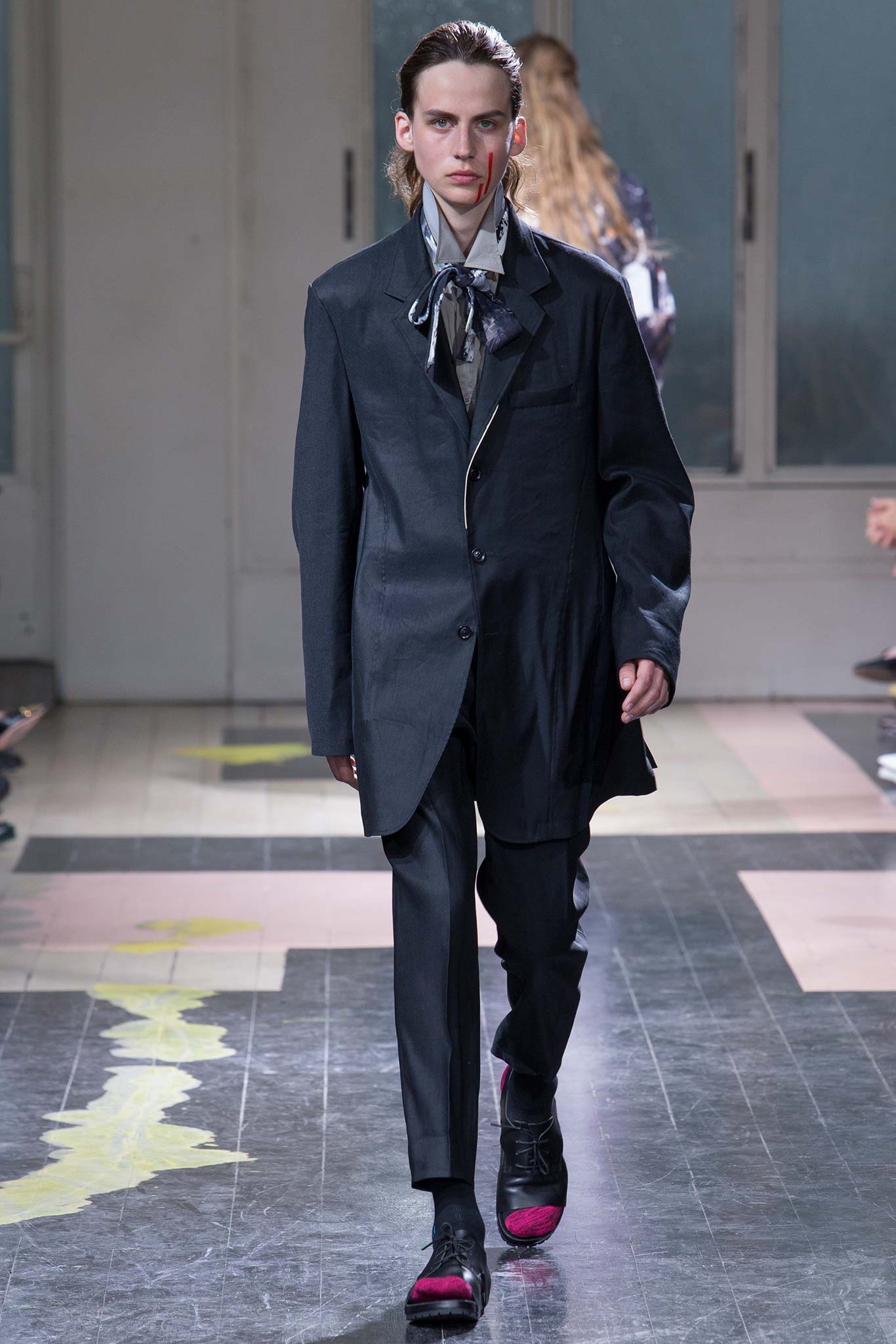 Yohji Yamamoto Spring Summer 2016 Menswear Collection Paris Fashion Week 013