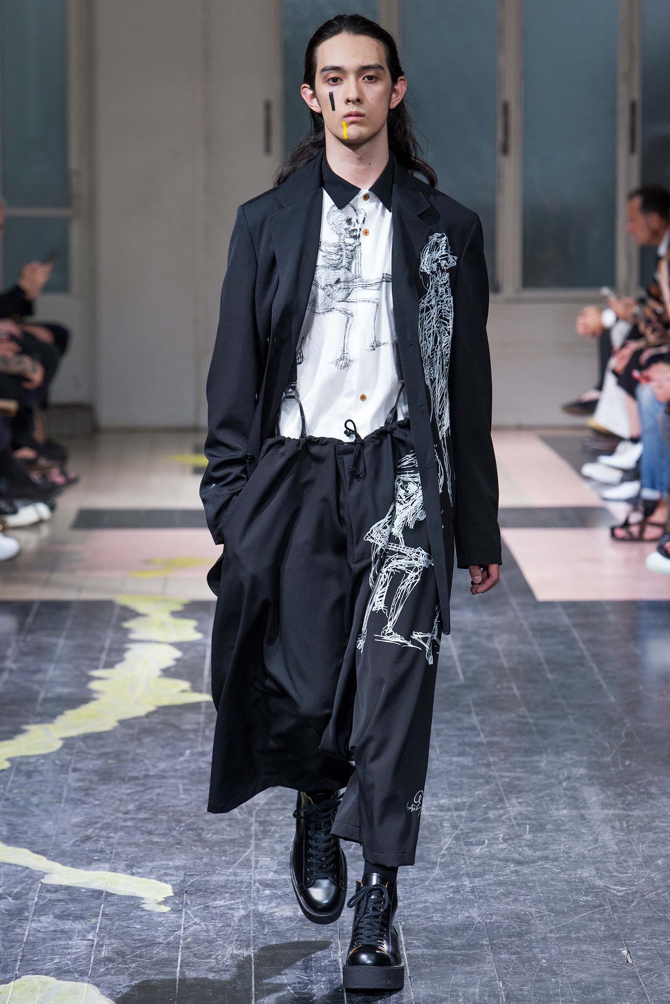 Yohji Yamamoto Spring Summer 2016 Menswear Collection Paris Fashion Week 034