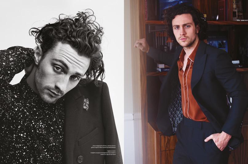 Aaron Taylor-Johnson Poses for L'Officiel Hommes Italia Photo Shoot