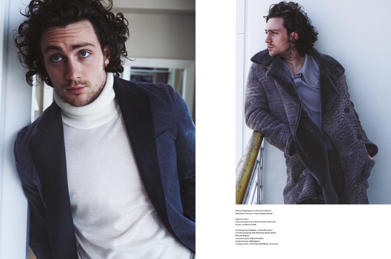 Aaron Taylor Johnson LOfficiel Hommes Italia 2015 Photo Shoot 004