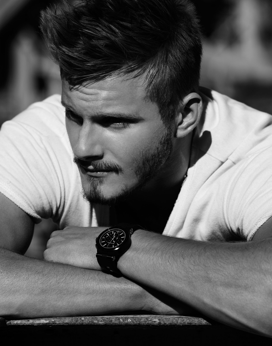 Alexander Ludwig Heads Outdoors for Flaunt Photo Shoot