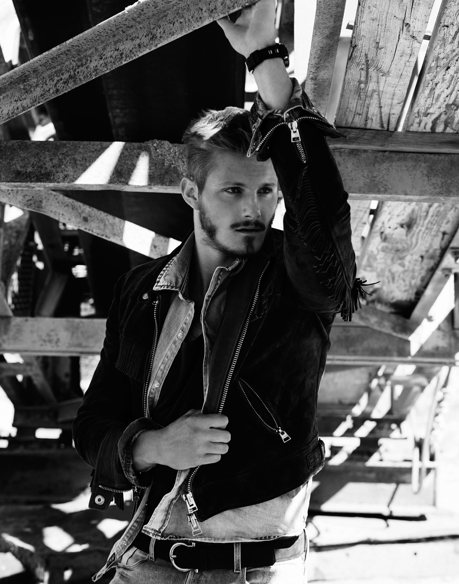Alexander Ludwig Heads Outdoors for Flaunt Photo Shoot