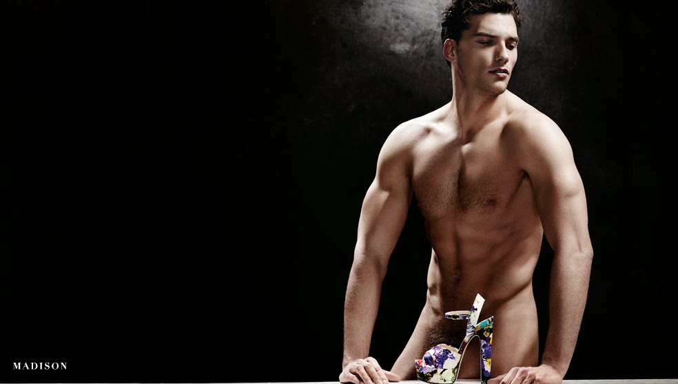 Aurelien Muller Goes Nude for Brian Atwood