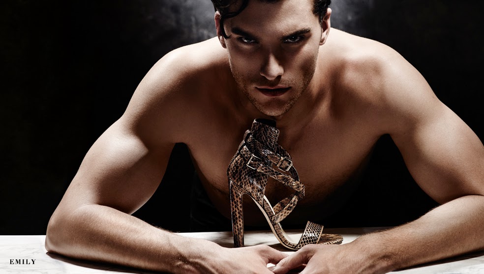 Aurelien Muller Goes Nude for Brian Atwood
