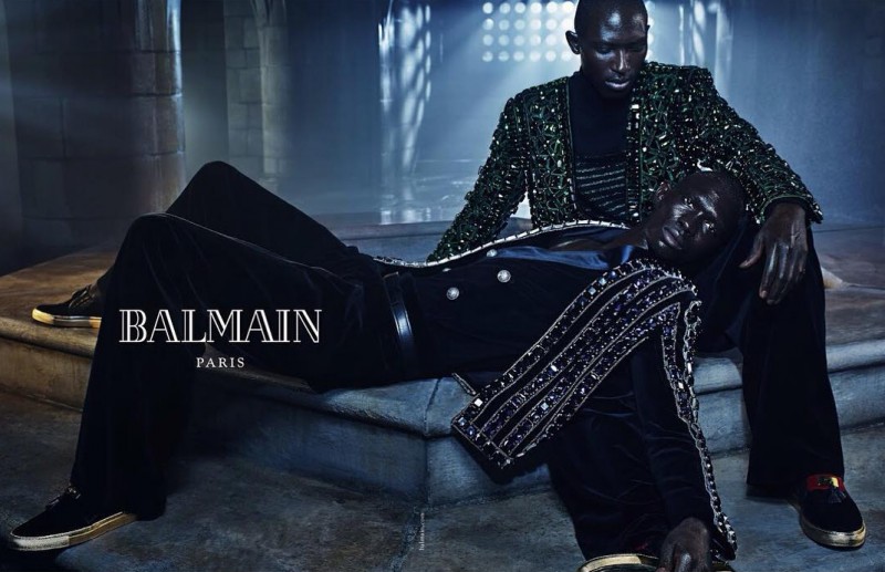 Brothers Armando and Fernando Cabral star in Balmain Fall/Winter 2015 Menswear Campaign