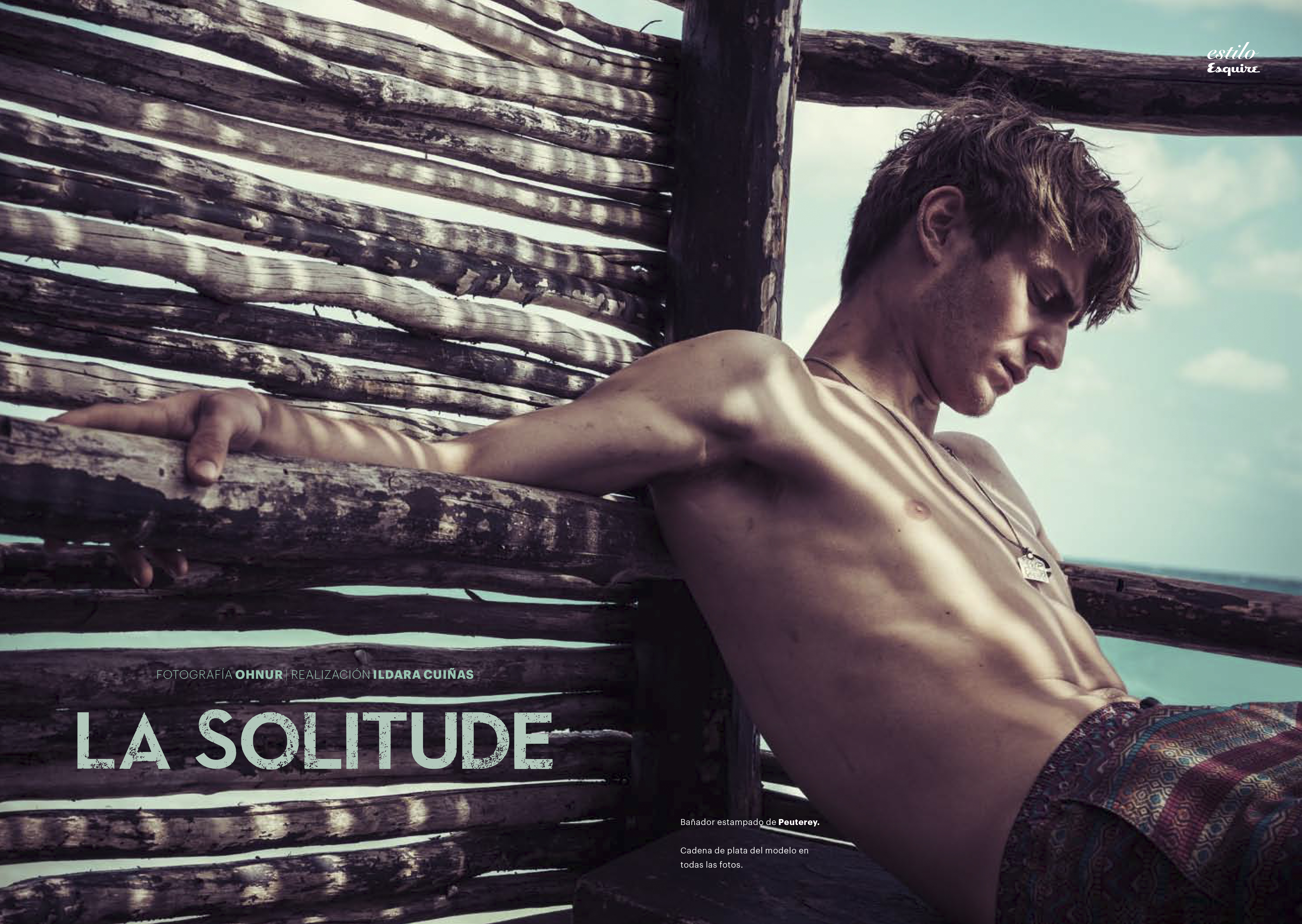 Ben Allen Enjoys 'La Solitude' for Esquire España Beach Shoot