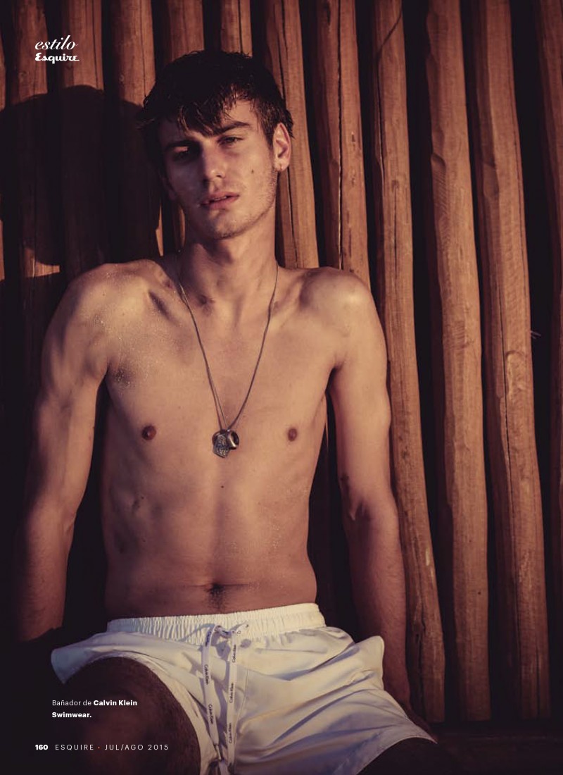 Ben allen esquire espana beach editorial shoot july 2015 007