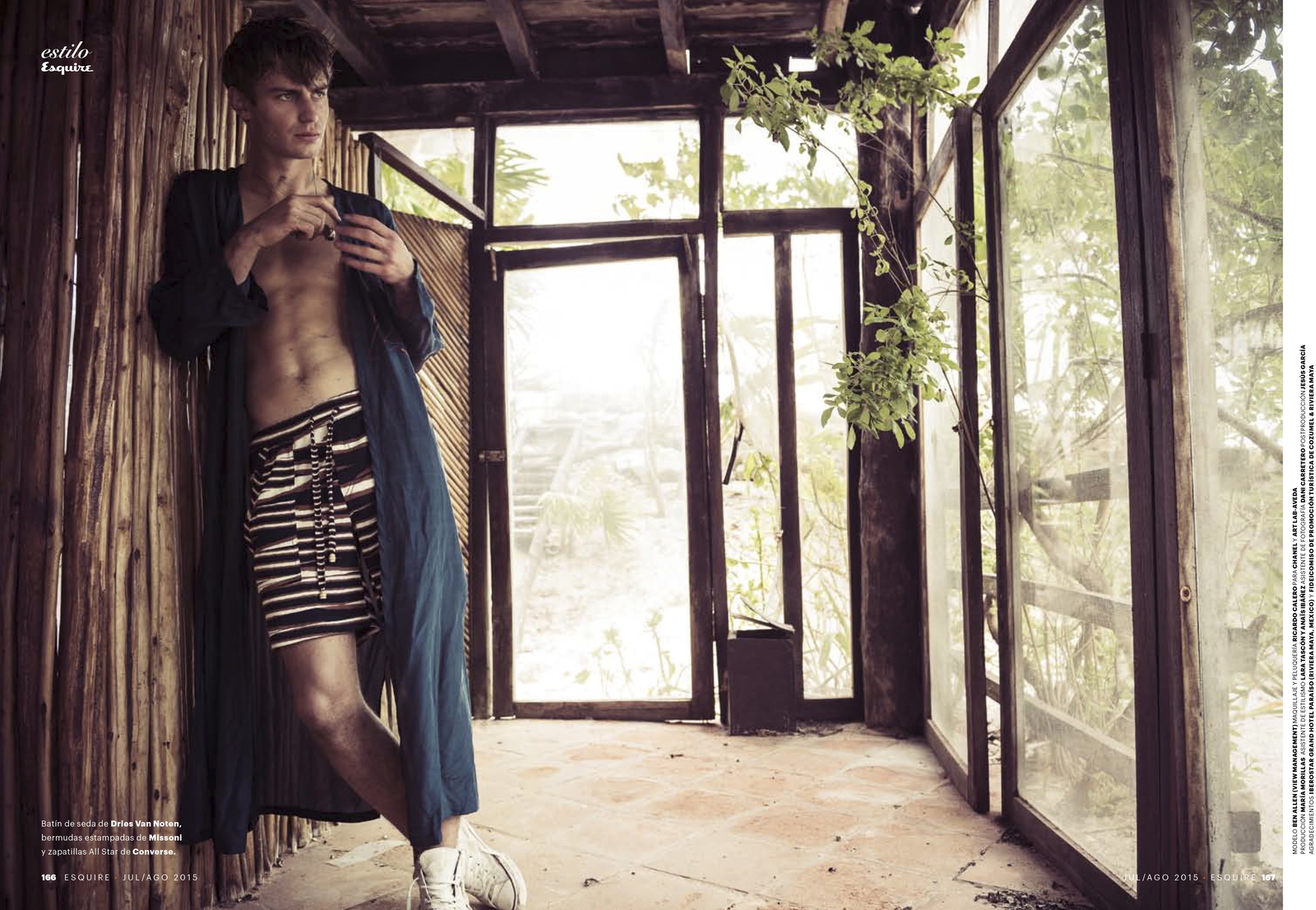 » Ben Allen Enjoys 'La Solitude' for Esquire España Beach Shoot Ben Allen Esquire Espana Beach Editorial Shoot July 2015 010