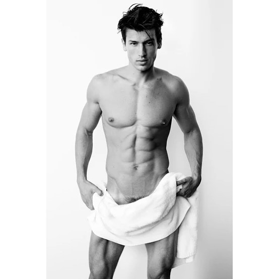 Bruno Endler Mario Testino Towel Series Picture Bruno Endler photographed by Mario Testino