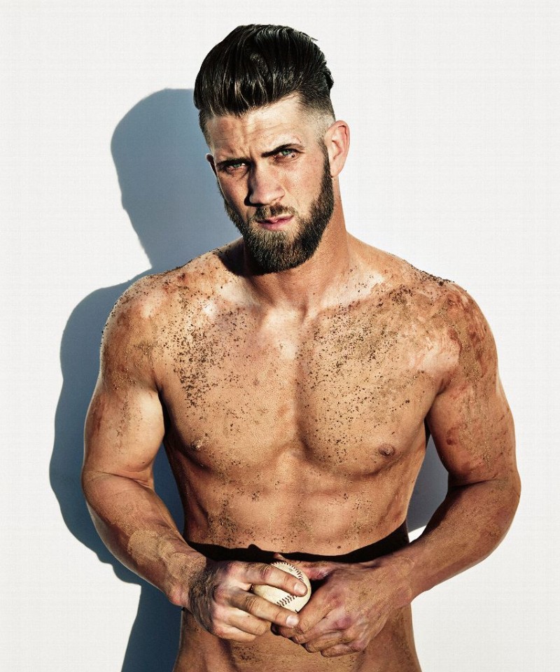 Bryce Harper for ESPN's 2015 Body Issue