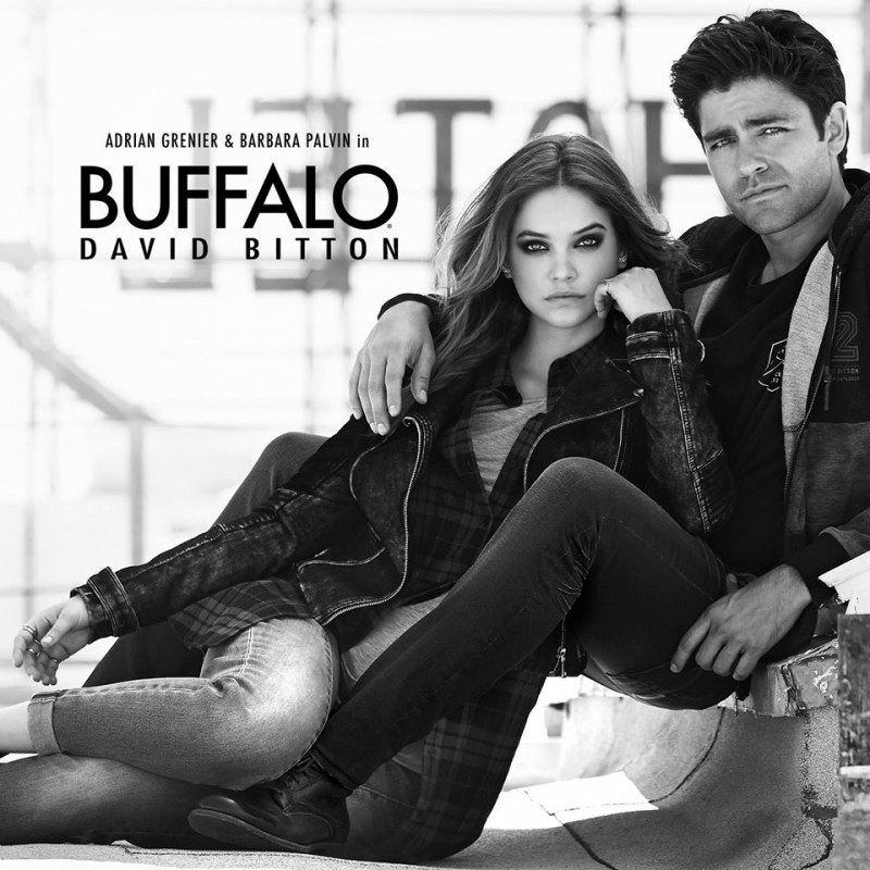 Actor Adrian Grenier joins model Barbara Palvin for Buffalo David Bitton Fall/Winter 2015 Campaign