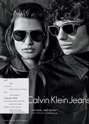 Calvin Klein Jeans Fall Winter 2015 Campaign Eyewear Piero Mendez