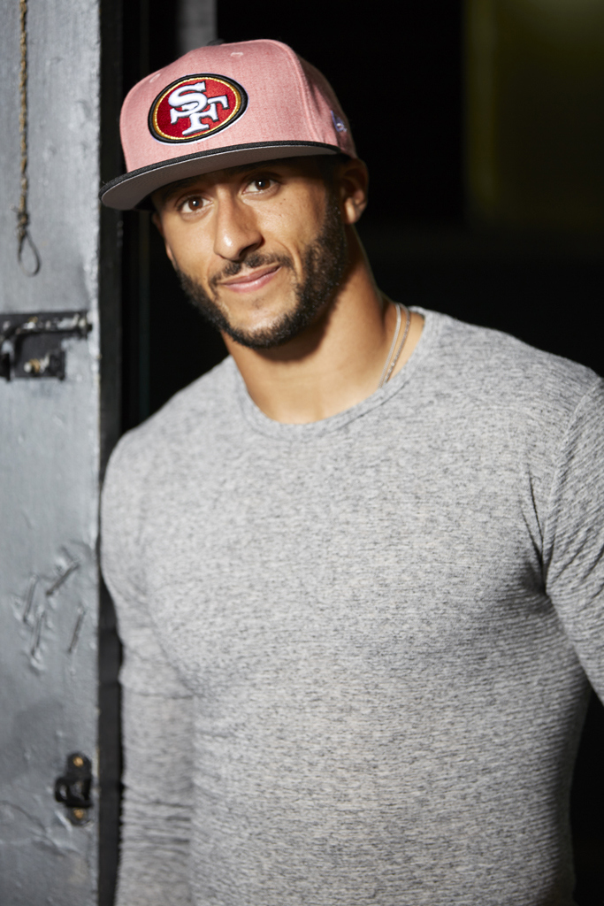 Colin Kaepernick New Era Collaboration 2015 Behind the Scenes Picture 004