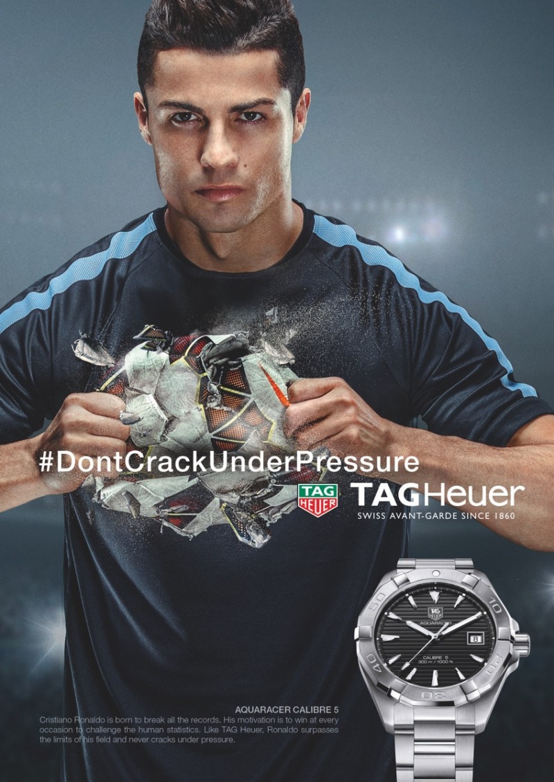 Cristiano Ronaldo for TAG Heuer 2015 Campaign