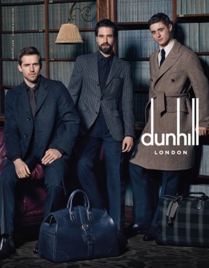 Dunhill Fall/Winter 2015 Campaign Stars Max Irons, Andrew Cooper + Jack Guinness