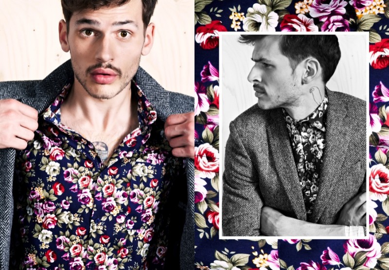 Sascha wears shirt ASOS and blazer Topman.