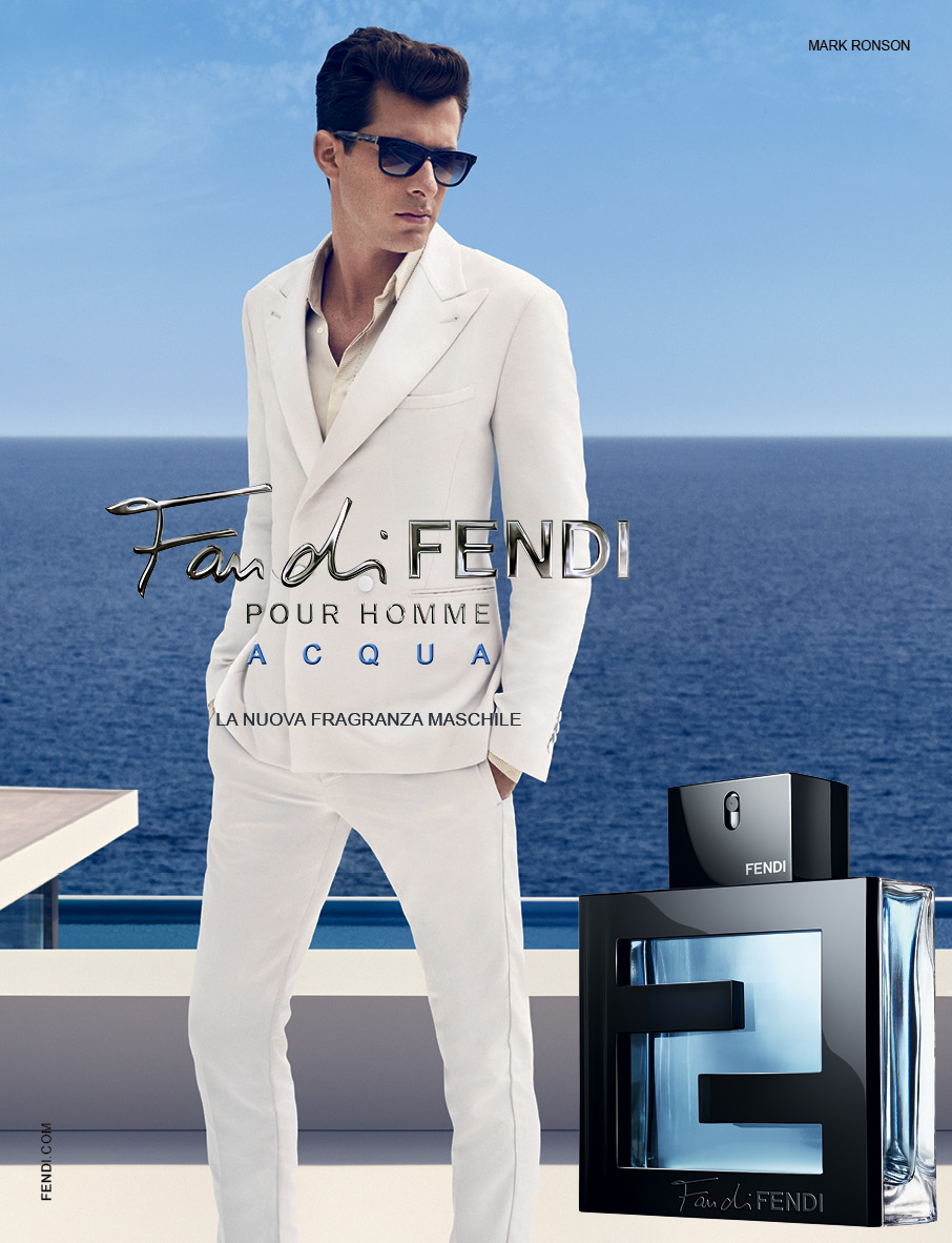 Mark Ronson, Fendi Fragrance Campaign Star