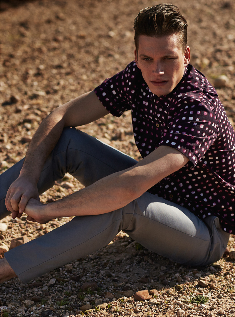 Florian Van Bael Models Jigsaw Summer Style