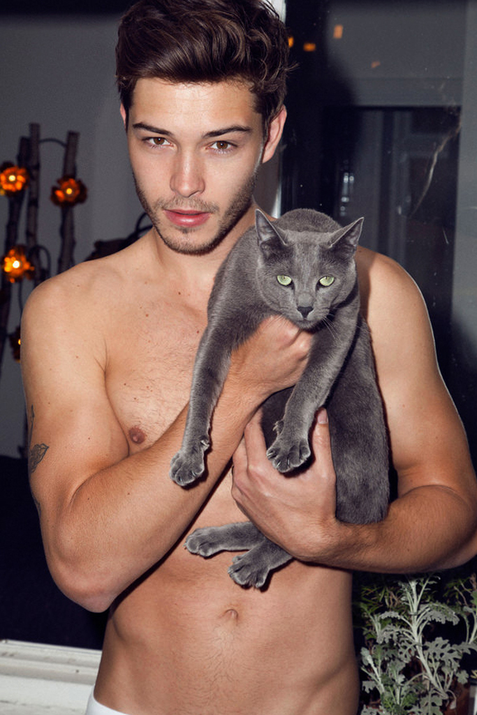 Francisco Lachowski Strips to Underwear for Rollacoaster Shoot