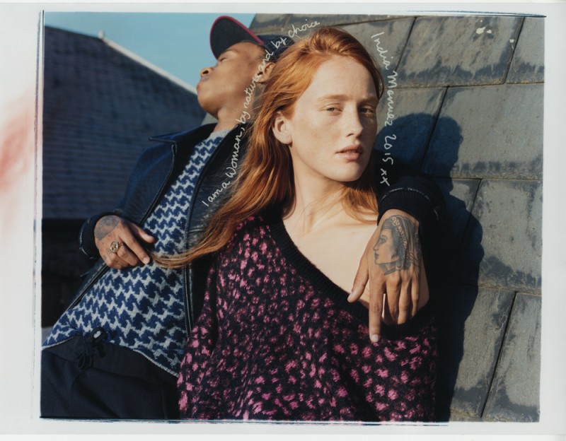 India Salvor Menuez and Rejjie Snow for French Connection Fall/Winter 2015 Campaign