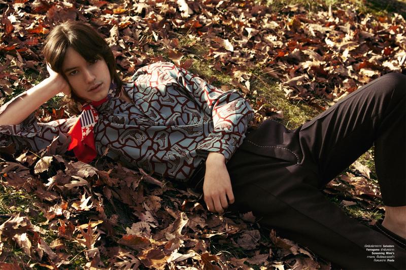 » Gabriel Marques Channels 1970s Styles for Harper's Bazaar Men Thailand Editorial Gabriel Marques Harpers Bazaar Thailand 1970s Men Styles Fashion Editorial 004