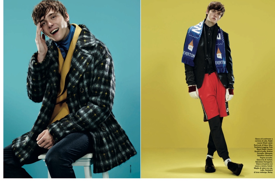 Gustaaf Wassink Layers in Fall Men's Styles for D la Repubblica