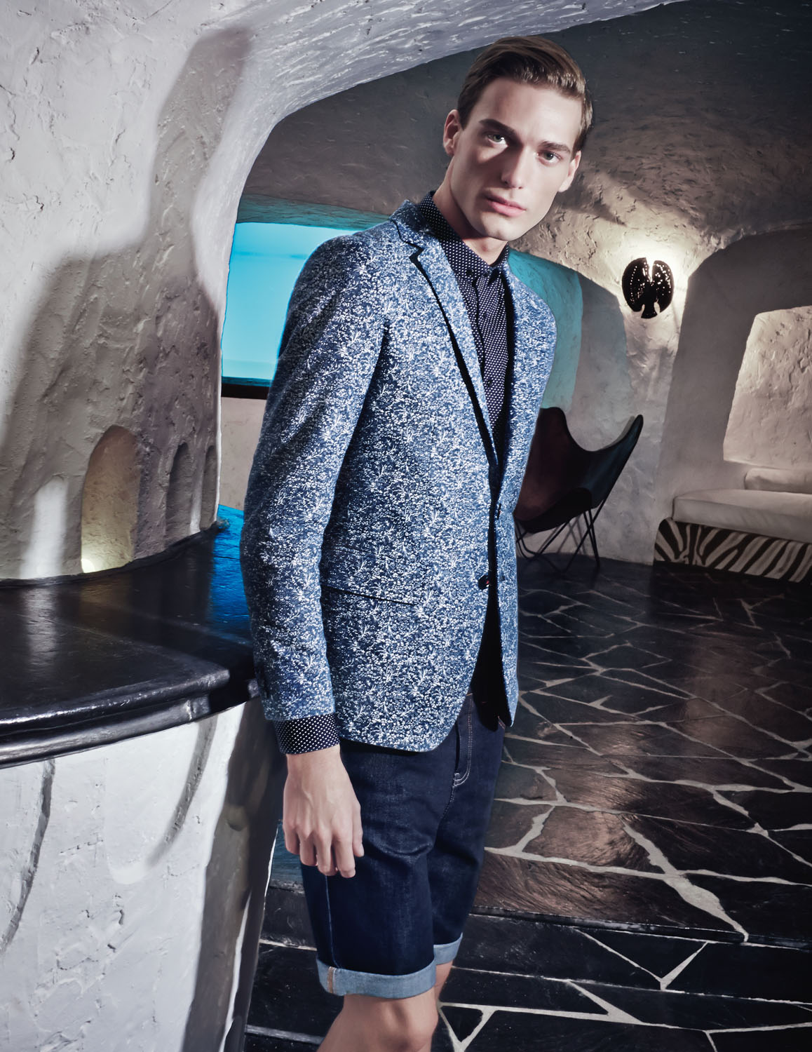 Guy Laroche Spring Summer 2015 Menswear Campaign Nikola Jovanovic 004