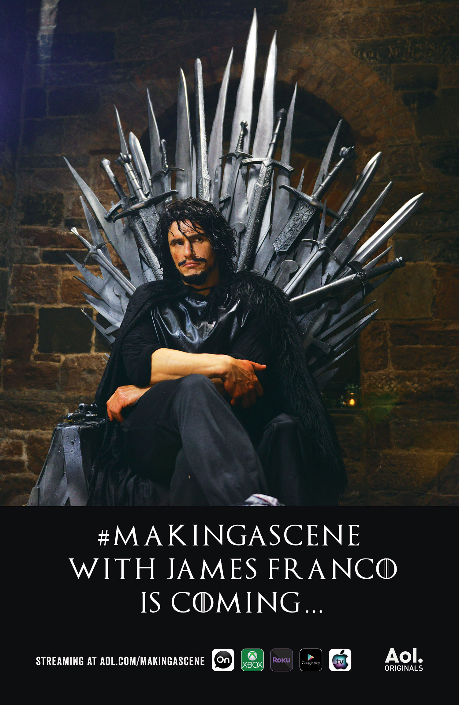 James Franco Channels Jon Snow for ‘Making a Scene’