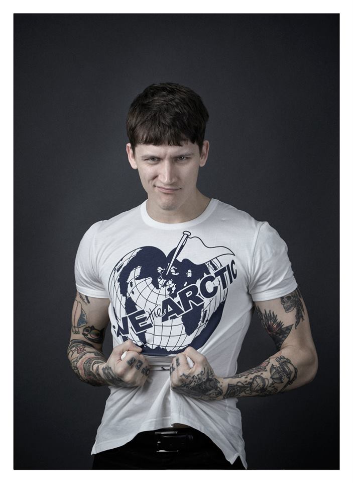 Leebo Freeman supports Vivienne Westwood's Save the Arctic campaign.